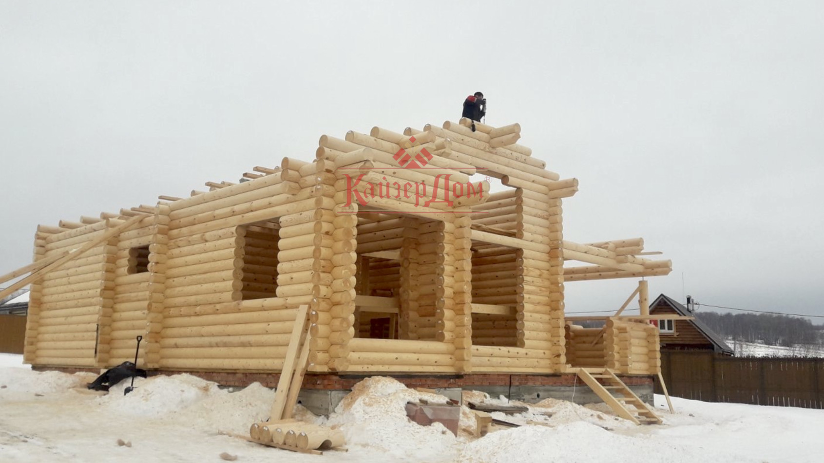 Фотография - Строительство дома по проекту “Северный” в Нижнем Новгороде 123 м²