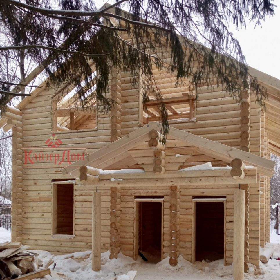Фотография - Проект дома «Строительство из зимнего леса 2024» 