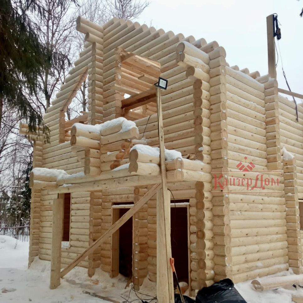Фотография - Проект дома «Строительство из зимнего леса 2024» 